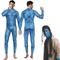 Zentai-Anzüge, Catsuit, Hautanzug, Avatar 2, The Way of Water, Neytiri, Jake Sully, Cosplay-Kostüme für Erwachsene, Halloween, Herren, Damen, Monster, Halloween, Karneval mit Kostüm-Perücke