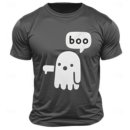 Herren Lustig Buchstabendruck T Shirt T-Shirt 100% Baumwolle Kurzarm Grafik Hemd Schwarz Dunkelgrau Dunkelblau Bequemes T-Shirt Straße Sport im Freien Modedesigner-Kleidung Image