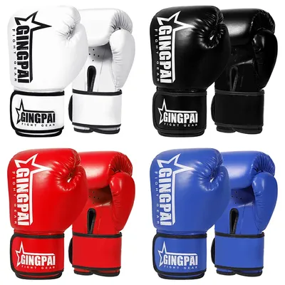 Boxing Gloves for Men Women PU Karate Muay Thai Guantes De Boxeo Free Fight MMA Sanda Training