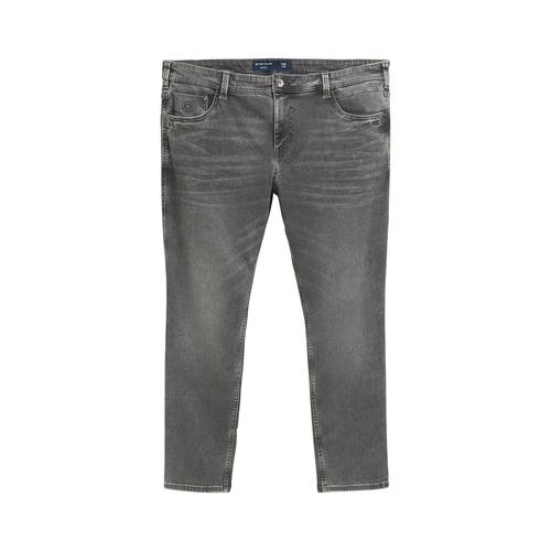 TOM TAILOR Herren Plus - Regular Jeans mit TENCEL™ Lyocell, grau, Uni, Gr. 48/34