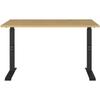 Germania-Werke Schreibtisch höhenverstellbar (mechanisch) »Agenda Home« 120 cm braun, 120x91x80 cm