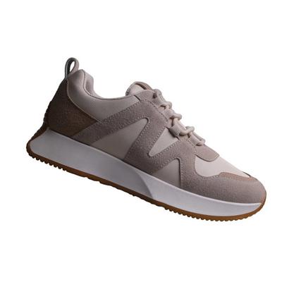 Where's That From - Damen Sneaker "Momentum", Wildlederimitat (Cremefarbe)