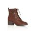 Wide Width Women's Rita Wide Width Brown Ankle Boot by Cloudwalkers in Brown (Size 13 W)