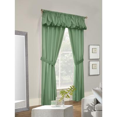 Wide Width Prescott Room Darkening Rod Pocket Five In One Curtain Set by Thermalogic in Sage (Size 80