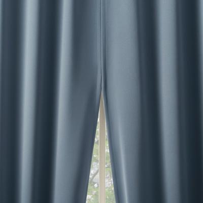 Sun Zero Aria 2-pack Magnetic Closure Theater Grade Total Blackout Back Tab 2-Piece Curtain Panel Pair