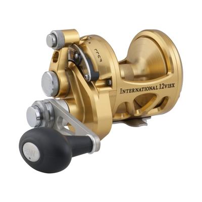 PENN International VISX Gold Two-Speed Lever Drag Reel - 5.1:1/1.8:1 - 12/1030