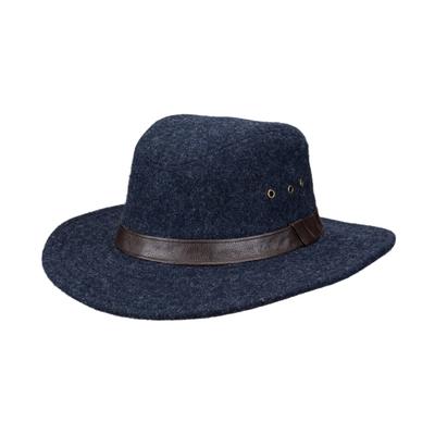 Kanut Sports Wool Blend Safari Hat - Navy Heather - XL