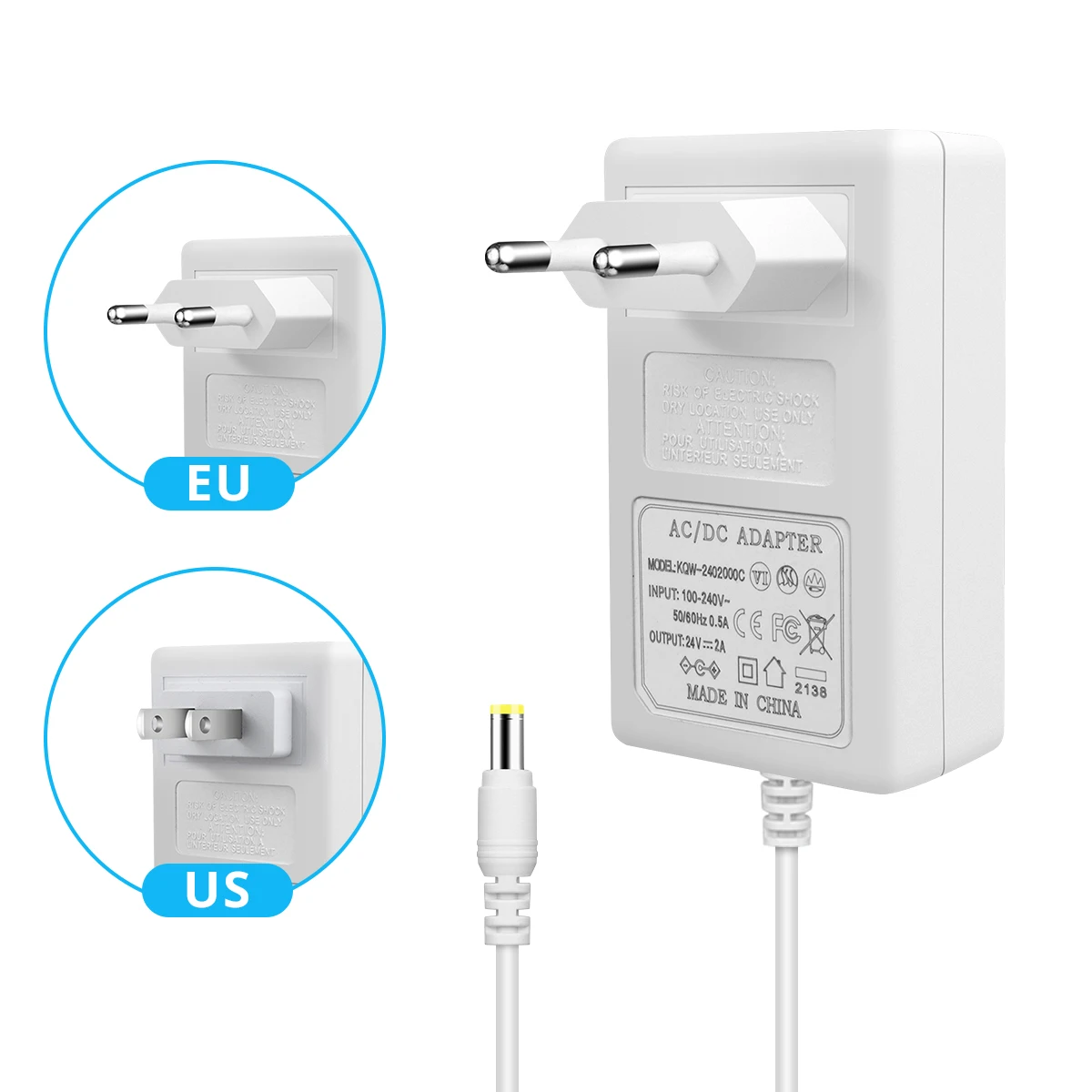 DC12V 24V 1A 2A 3A Beleuchtung Transformator Weiß Power Adapter Elektronische Netzteil Für LED Streifen Bar LED Treiber power Ladegerät Image