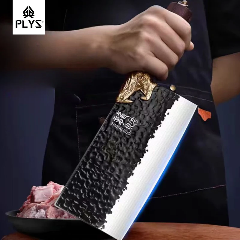 Lagen Longquan Gemüse messer, Haushalt scharf geschmiedetes Schneide messer, Küchen schneide messer, Chef Spezial messer Image