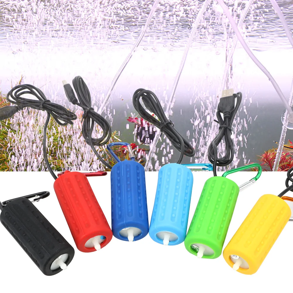 Aquarium Aquarium Sauerstoff Luftpumpe Anti-rutsch Aquatische Terrarium Filter Aquarium Zubehör Mini USB Tragbare