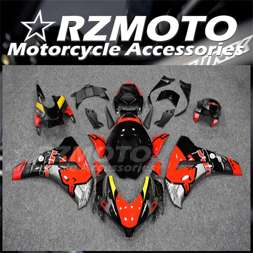 4 regali nuovo Kit carene intere ABS adatto per HONDA CBR1000RR 2008 2009 2010 2011 08 09 10 11 Set carrozzeria rosso freddo
