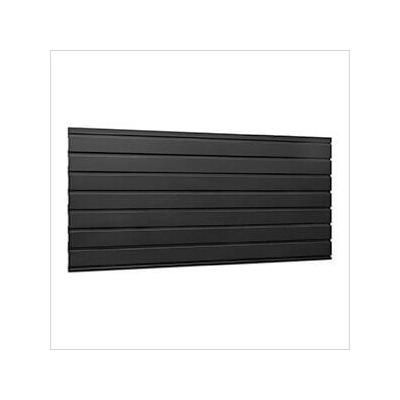 NewAge Garage Cabinets BOLD Series 48-Inch Steel Slatwall Backsplash (Black)