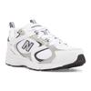 Sneaker NEW BALANCE "408", Gr. 45,5, weiß (nb weiß), Textil, Synthetik, sportlich, Schuhe, von dem New Balance 530 inspiriert