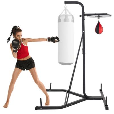 VEVOR Heavy Bag Stand Foldable Boxing Bag Stand Steel Sandbag Rack Freestanding for Home and Gym Fitness.