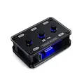 COOIDEA Splitter Audio ottico Splitter ottico 1x3 SPDIF Toslink con interruttore a canale indipendente, supporto fino a 192k/24Bit