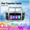 7 Zoll Autoradio Hea dunit Android Auto GPS Navigation Multimedia-Player WiFi BT eingebaute Carplay RDS für Toyota Yaris 2005-2011 Auto GPS Multimedia Radio, 8-Kern DSP ohne DVD Player, 2Din Stereo