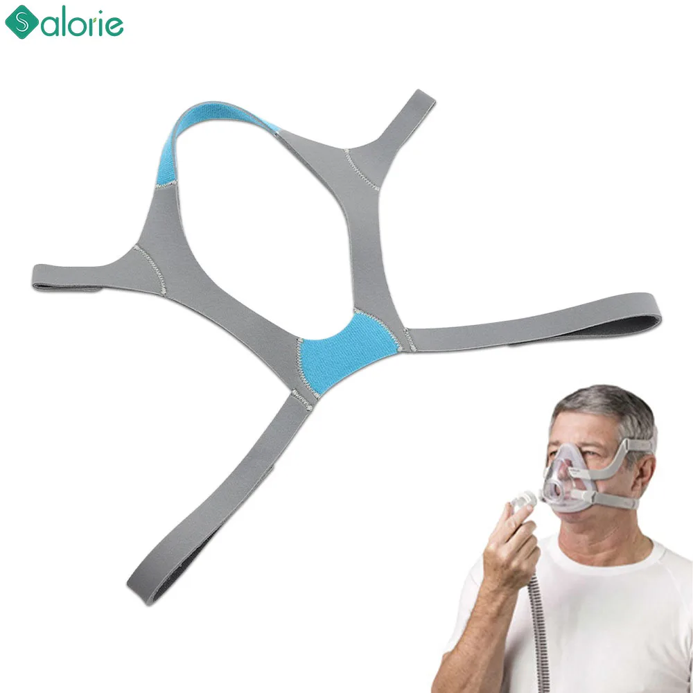 Cpap elastisches Anti-Schnarch-Stirnband Universal Gesicht Nasen masken riemen wasch bar Atemschutz maske Kopfgurt für Airfit f20/Airtouchf20 Image
