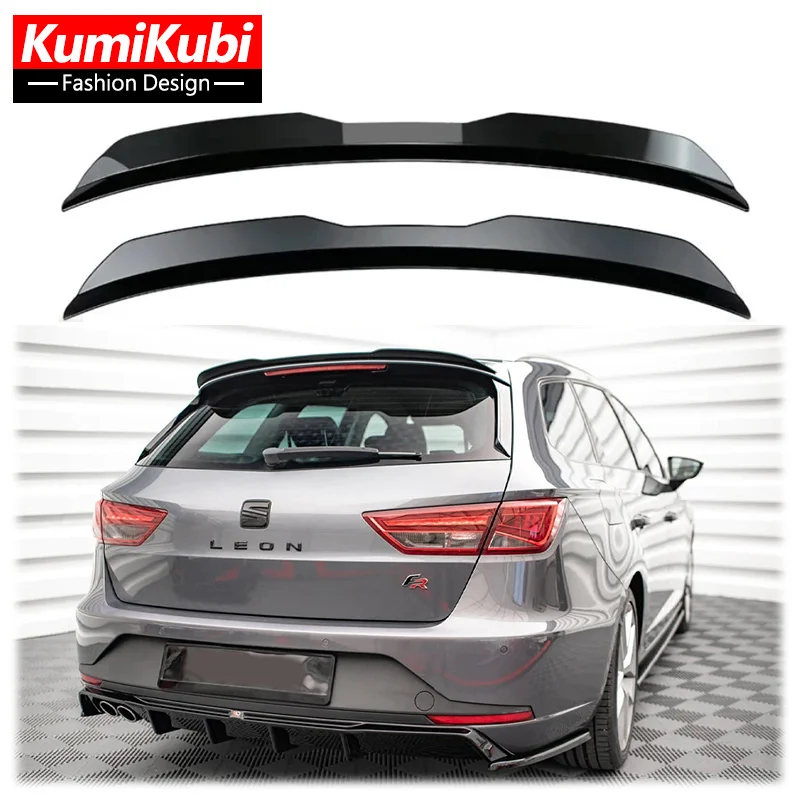 Für sitz leon fr sport stourer 5f mk3 2010-2015 universeller hinterdach lippen spoiler für st cupra tgi/fr schatten heck universal spoiler Image