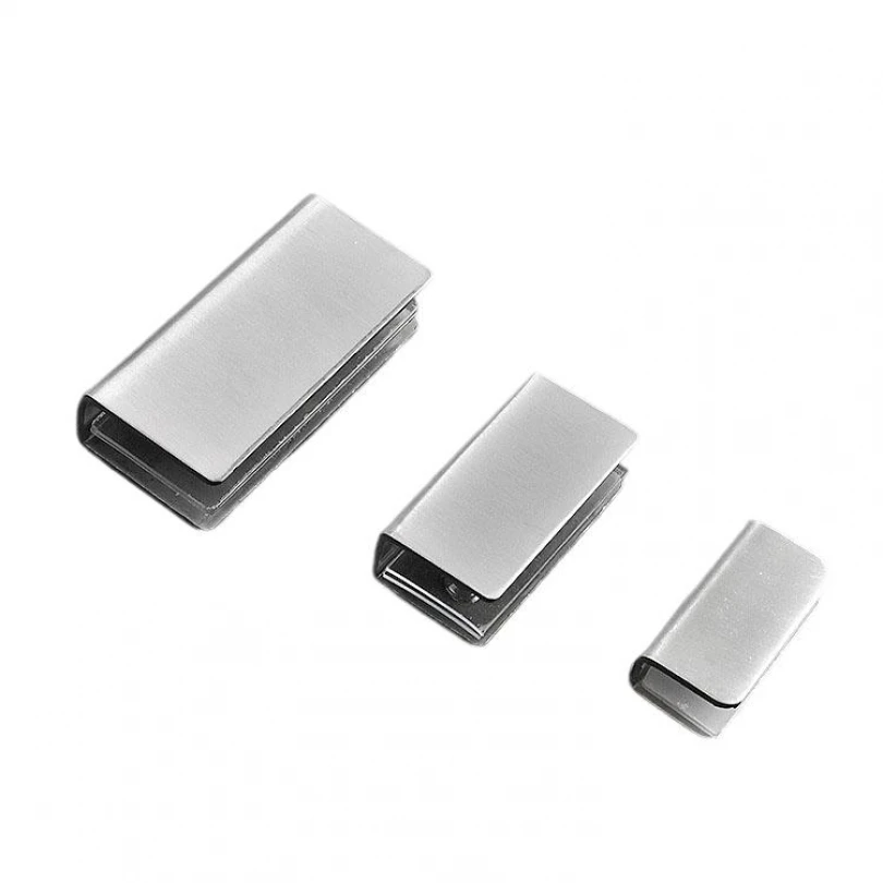 1 Stück Edelstahlgriff, frei U-förmiger Glasclip für 5–12 mm/0,2–0,47 Zoll dicke Glastüren, magnetischer Tür-Stoßstangenclip