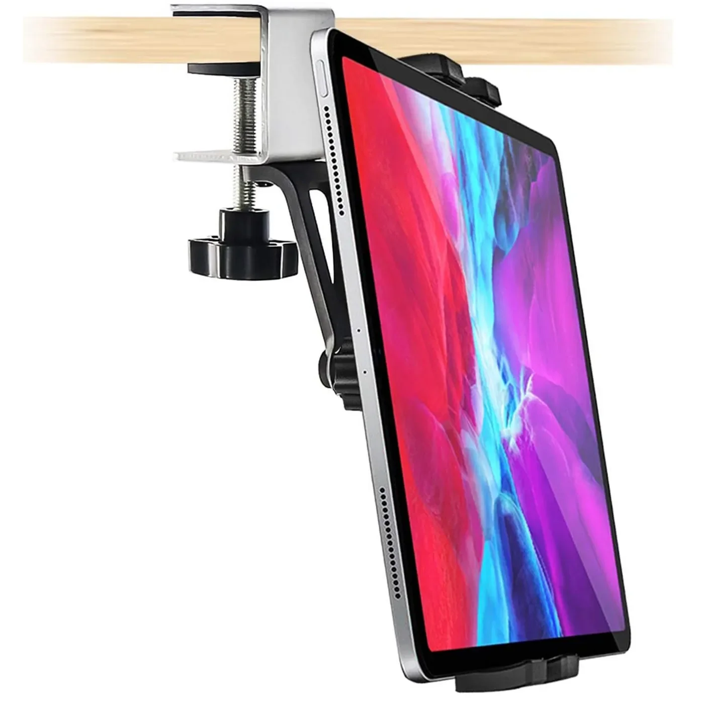 Support universel de tablette de téléphone sous armoire de cuisine pour tablettes de 4.7 à 13 pouces support de pince en métal pour Smartphone pour iPad Air Pro iPhone