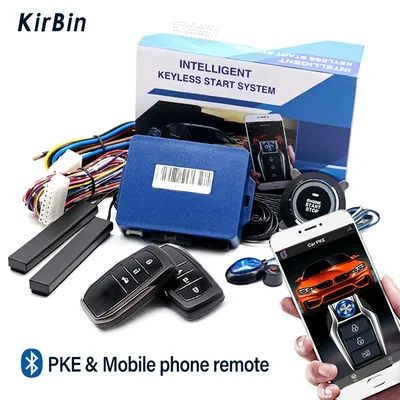 Remote Starter Car Alarm with Autostart Smart System Universal Start Stop Ignition Button for Car Central Lock Auto Acessories