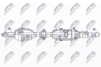 Nty Antriebswelle [Hersteller-Nr. NPW-AR-014] für Alfa Romeo Image
