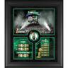 Boston Celtics gerahmte Collage der NBA-Finalsieger 2024, 50,8 x 60 cm