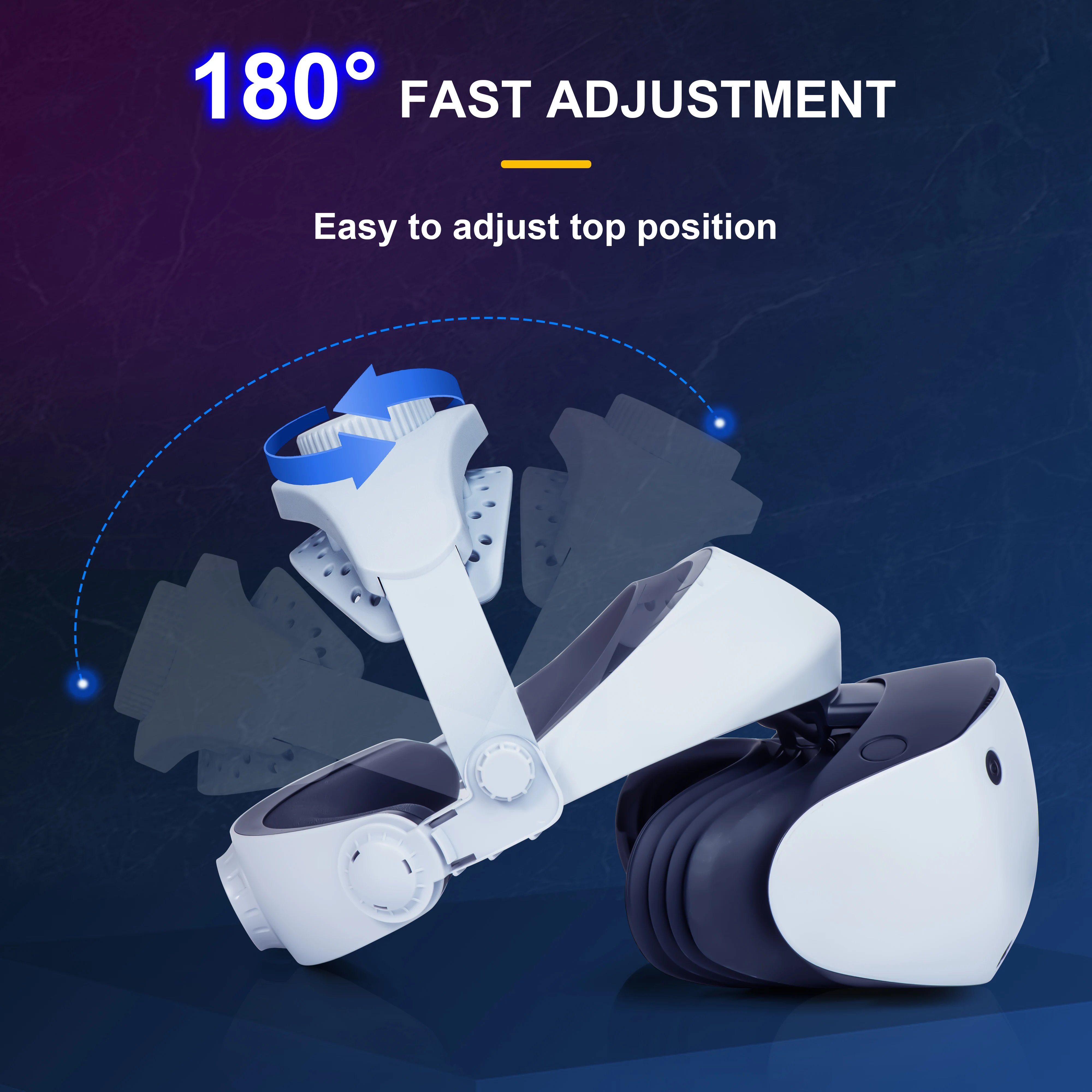 Adjustable Head Strap for SONY PS VR2 VR Glasses Retractable Headset Stand for PlayStation VR2 Expansion Accessories