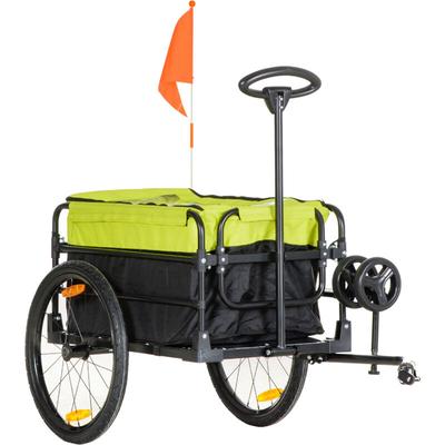 Fahrradanhänger Lastenanhänger mit Kupplung Bremse,Transportwagen bis 40 kg belastbar, Image