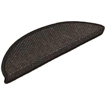 Treppenmatten Selbstklebend Sisal 15 Stk. 56x17x3 cm Anthrazit Vidaxl