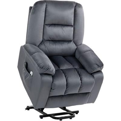 Homcom - Fernsehsessel mit Aufstehhilfe Elektrisch, Relaxsessel mit Liegefunktion, Heizfunktion, Image