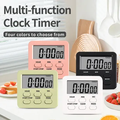 Multifunctional kitchen timer, alarm clock, home cooking, practical supplies, kitchen tools,