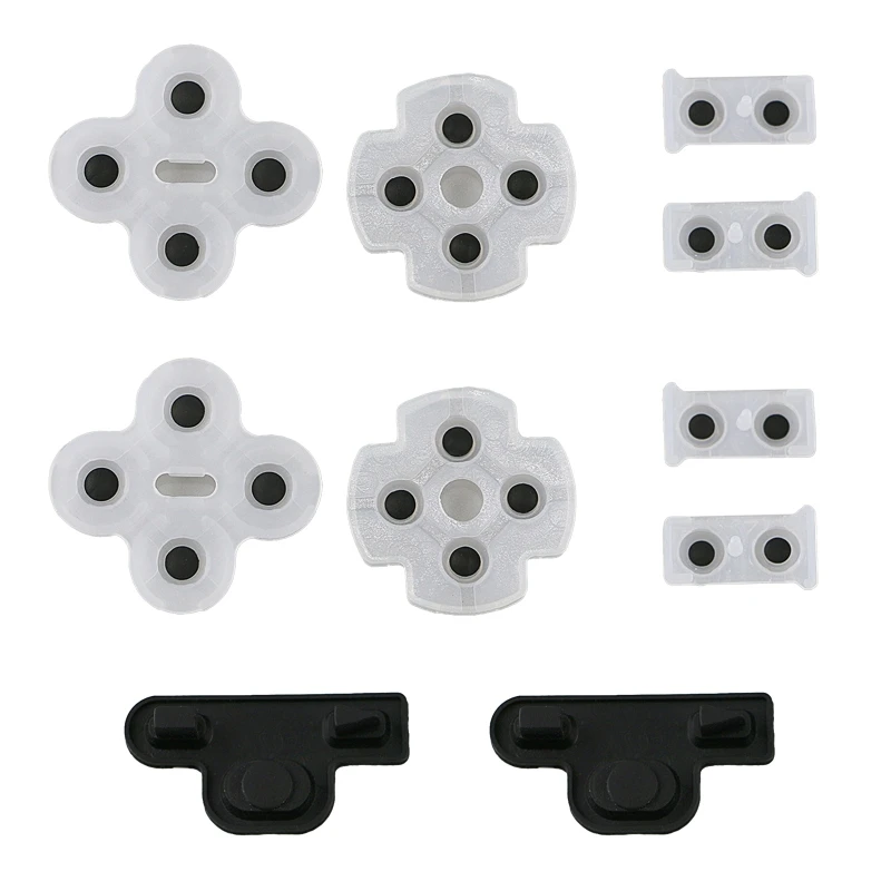 1/2 Set für Sony Playstation ps 3 Controller Silikon leitfähiges Gummi Button Pad Set für ps3 Gaming Zubehör