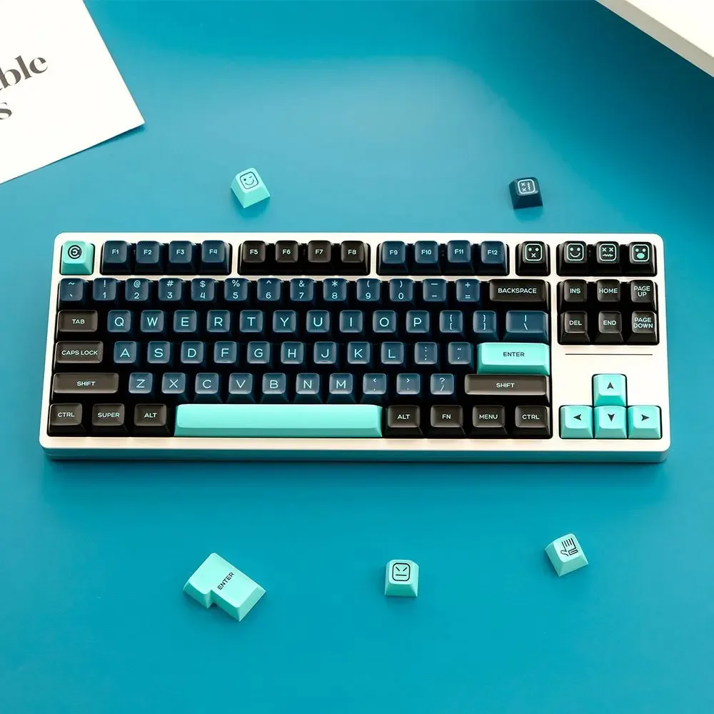 161 Tasten Full Set Keycaps sa Höhe pbt thermische Sublimation für 61 68 75 87 98 mechanische Tastatur Image