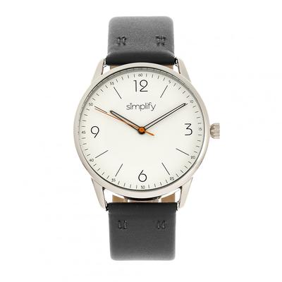 Vereinfachen Sie die 6300 Lederarmbanduhr Image