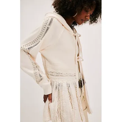 Candy Sweatshirt at Free People in Ivory, Size: Small