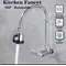 Wall mounted faucet, kitchen, wall mounted single cold universal vegetable basin, faucet, kitchen,