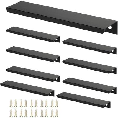 10pcs Versteckter Schrankgriffe,Schrank Unsichtbarer Möbelgriff aus Aluminiumlegierung, Image