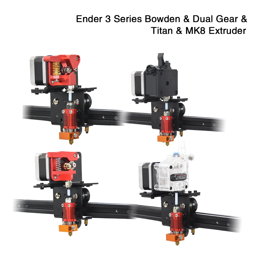 Ender 3 Direct Drive Upgrade-Konvertierungshalterung für Ender 3 V2, Ender 3 Pro 3D-Drucker für MK8 Dual Gear Bowden Extruder Image