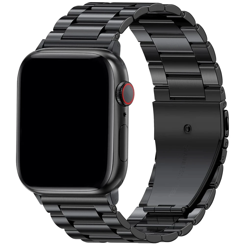 Ultra 49mm Metall armband für Apple Uhren armband 42 mm44mm45mm Edelstahl armband für iwatch Serie 8 se 7 6 5 Zubehör Gold Image