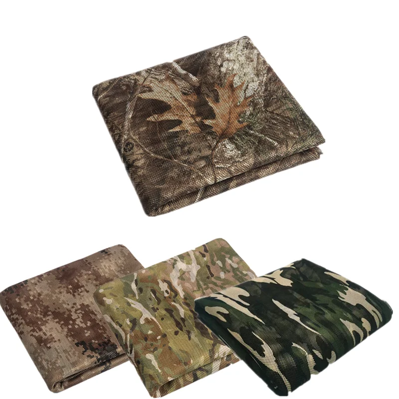 Militär Tarnung Mesh Stoff 300d Digital Camo Netz Tarnnetz Sonnenschutz Garten Gehäuse Schatten Caravan Markise Abdeckung Image