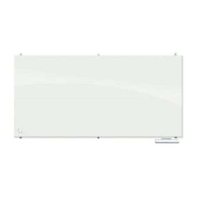 MooreCo Visionary Magnetic Glass Dry-Erase Whiteboard (White, 47.2 x 94.5