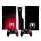 PVC Cover Skins for Playstation 5 Slim Console Spider Skin Wraps Set for PS5 Disc Edition Controller