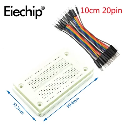 SYB-46 Breadboard 270 Punkt Solderless PCB Experiment Board Test Borad DIY kit 10CM Image