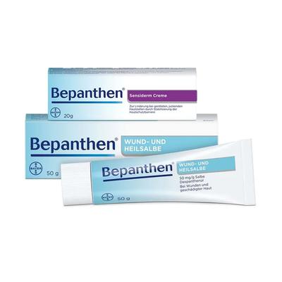 Bepanthen Wund- und Heilsalbe & Sensiderm Creme 1 St Kombipackung Image