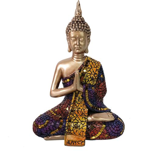 Signes Grimalt Buddha Buddhas Graue Buddha-Figur – 21 x 16 x 11 cm