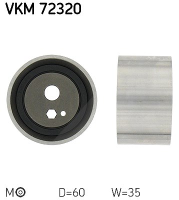 Skf Spannrolle, Zahnriemen [Hersteller-Nr. VKM72320] für Ldv, Nissan Image