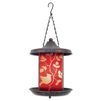Sunset Vista Designs 425406 - Cardinal Birdfeeder (94678) Lawn and Garden Lighted Bird Feeders
