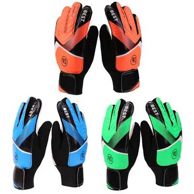 Goalkeeper Glove Latex Goalkeeper Gloves Football Protection Adults Anti-Slip Football Gloves Soccer