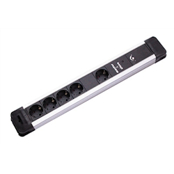 BACHMANN CONNECTUS Steckdosenleiste, 4+1x Schutzkontakt, Master & Slave, Kunststoff, 2 m Image